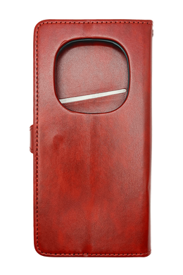 Чохол-книжка шкіра для Xiaomi Redmi Note 14 Pro 5G/14 Pro+ red Getman Gallant PU