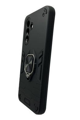 Чохол Transformer Ring for Magnet для Samsung A17/A18 black протиударний Full Camera