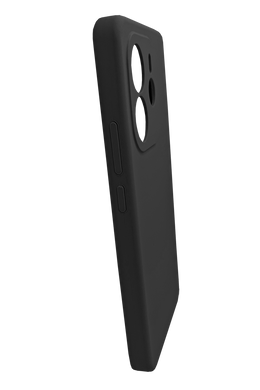 Силіконовий чохол Full Cover Lakshmi для Xiaomi Redmi Note 14 4G black (AAA)Full Camera без logo