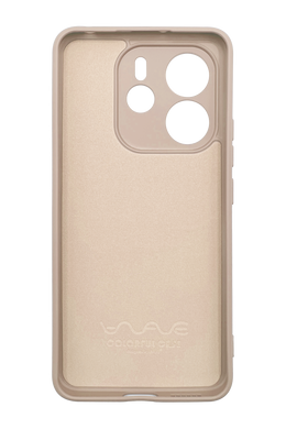 Силиконовый чехол WAVE Сolorful для Xiaomi Redmi Note 14 4G pink sand Full Camera (TPU)