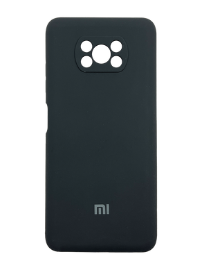 Силіконовий чохол Full Cover для Xiaomi Poco X3 /Poco X3 Pro dark grey Full Camera