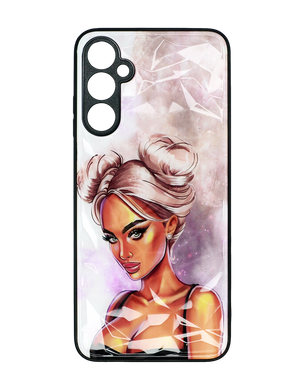 TPU+PC чехол Prisma Ladies для Samsung A05S glam girl Full Camera