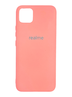 Силиконовый чехол Full Cover для Realme C11 peach my color