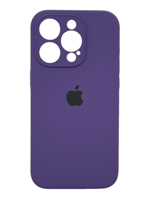 Силіконовий чохол Full Cover для iPhone 15 Pro ultra violet Full camera