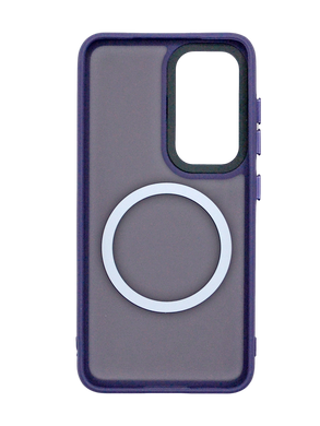 Чохол WAVE Matte Insane Case with MagSafe для Samsung S23 deep purple