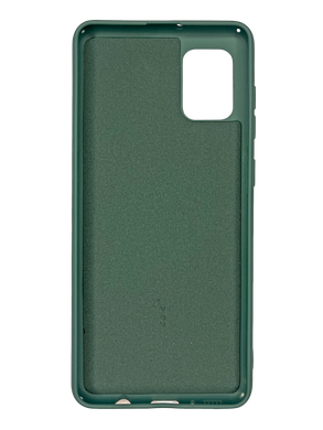 Силіконовий чохол Full Cover для Samsung A31 dark green без logo