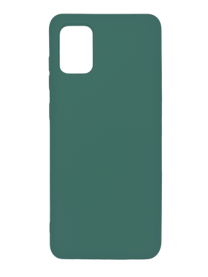 Силіконовий чохол Full Cover для Samsung A31 dark green без logo