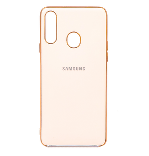Силіконовий чохол MATTE (TPU) для Samsung A20s/A207 pink sand