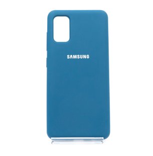 Силиконовый чехол Full Cover для Samsung A41 cosmos blue