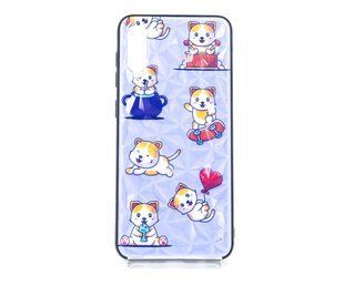 TPU+PC чохол Prisma Wave Majesty для Samsung A30S/A50 Pretty kittens/light purple
