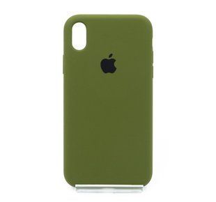 Силіконовий чохол Full Cover для iPhone XR army green