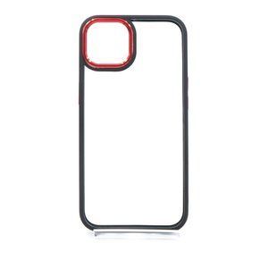 Чохол CRISTAL GUARD для iPhone 13 black/red