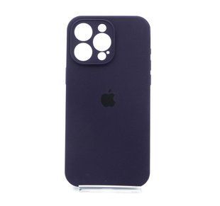 Силіконовий чохол Full Cover для iPhone 15 Pro Max elderberry Full camera