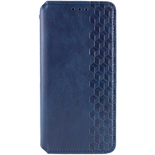Чехол-книжка кожа для Xiaomi Redmi Note 12 4G blue Getman Cubic PU