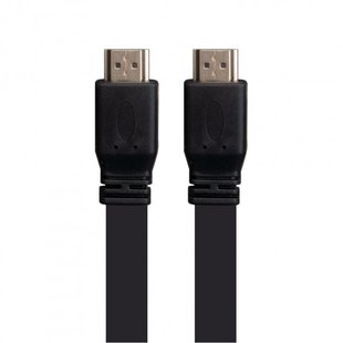 Кабель HDMI-HDMI 1.4V 5m Flat black