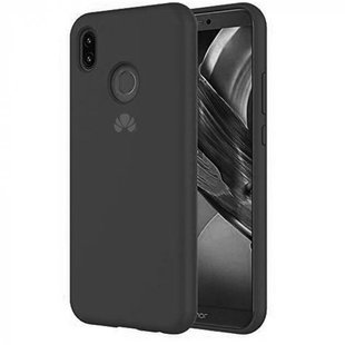 Силиконовый чехол Silicone Cover для Huawei P20 Black Full Protective