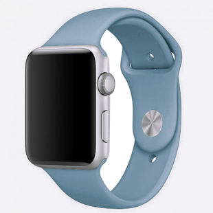 Силиконовый ремешок для Apple Watch 42/44mm M sky blue