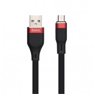 USB кабель Hoco U72 Forest Silicone Micro 2,4A/1,2m black