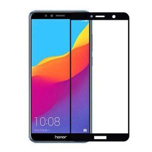 Захисне скло Full Glue для Huawei Y7 2018 black WALKER