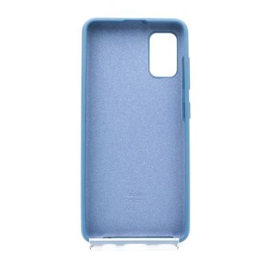 Силиконовый чехол Full Cover для Samsung A41 cosmos blue