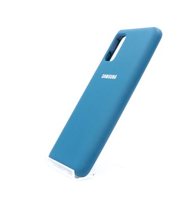 Силиконовый чехол Full Cover для Samsung A41 cosmos blue