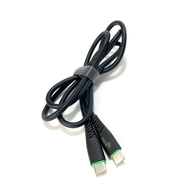 Кабель 4you Elbe Type-C to Type-C 3A 1m black