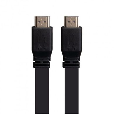 Кабель HDMI- HDMI 1.4V 5m Flat black
