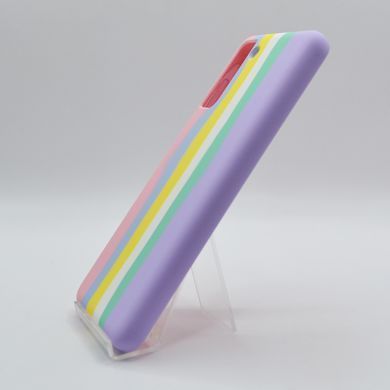 Силіконовий чохол Full Cover для Samsung S21+ Rainbow №1