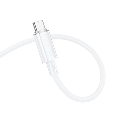 USB кабель Borofone BX112 Lemon USB to Type-C 3.0A 1m White