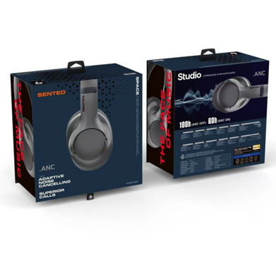 Беспроводные наушники Bluetooth Senteo Space Studio black