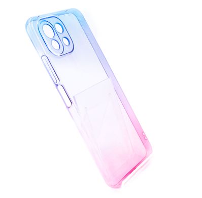 Силіконовий чохол Gradient Design для Xiaomi Mi11 lite 0.5mm blue/pink