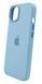 Силиконовый чехол Metal Frame and Buttons для iPhone 14 lilac blue