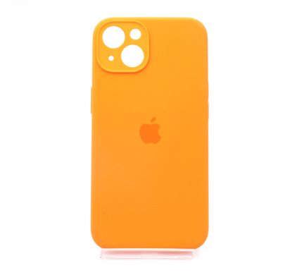 Силіконовий чохол Full Cover для iPhone 13 orange Full Camera