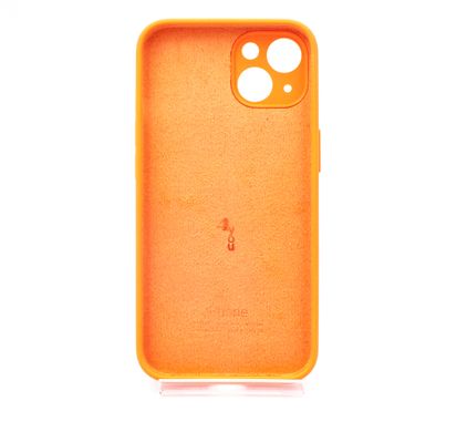 Силіконовий чохол Full Cover для iPhone 13 orange Full Camera