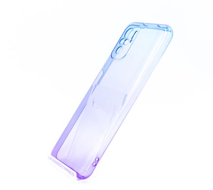 Силіконовий чохол Gradient Design для Xiaomi Redmi Note 10/Note 10S blue/ purple 0.5mm