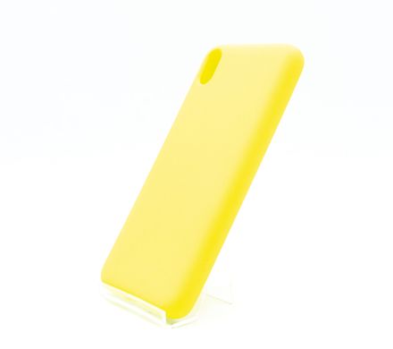 Силіконовый чохол Full Cover для Xiaomi Redmi 7A yellow без logo