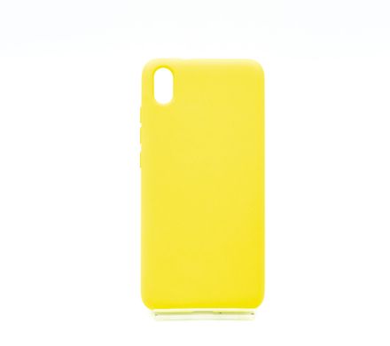 Силіконовый чохол Full Cover для Xiaomi Redmi 7A yellow без logo