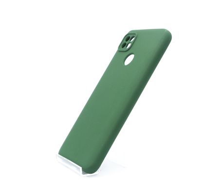 Силіконовий чохол Full Cover для Xiaomi Redmi 10A/9C dark green без logo Full Camera