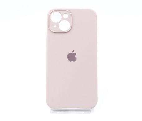 Силіконовий чохол Full Cover для iPhone 14 lavender Full Camera