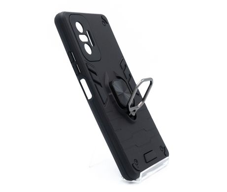 Чохол SP Transformer Ring for Magnet для Xiaomi Redmi Note 10 Pro black протиударний Full Camera