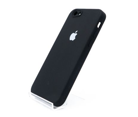 Силіконовий чохол Full Cover Square для iPhone 6 black Camera Protective