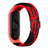 Ремінець для Xiaomi MI Band 3/4/5/6/7 red/black elastic adjustment