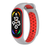 Ремешок Sport Nike Xiaomi MI Band 5/6 gray/red