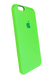Силіконовий чохол Full Cover для iPhone 6+ shiny green