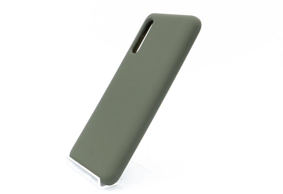 Силиконовый чехол Full Cover SP для Samsung A50 dark olive