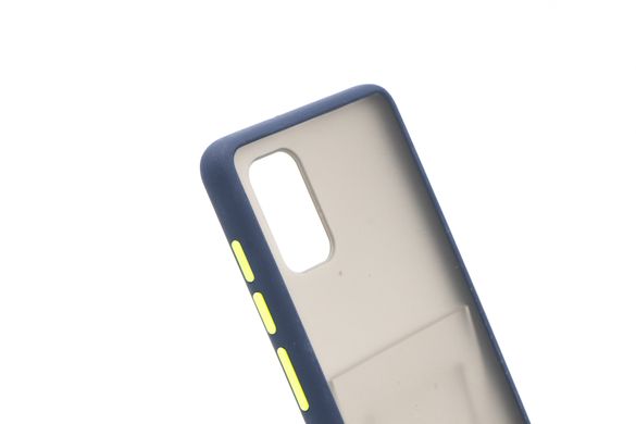 Чохол 2 в 1 Matte Color для Samsung A41 /A415 blue/green