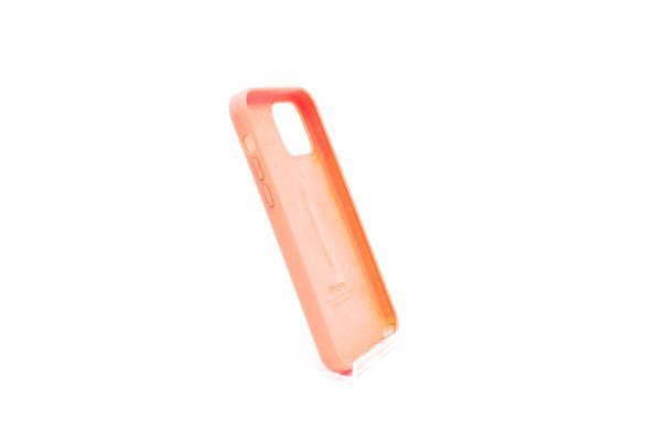 Силиконовый чехол Full Cover для iPhone 12/12 Pro coral