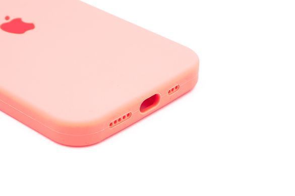 Силиконовый чехол Full Cover для iPhone 12/12 Pro coral