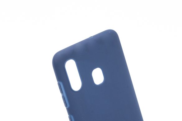 Силіконовий чохол SMTT для Samsung A20/A30 blue