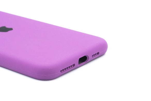 Силіконовий чохол Full Cover для iPhone 11 Pro Max purple Fulll Camera